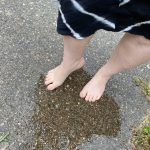 Dirty feet