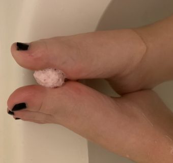 Cherry blossom bath bomb